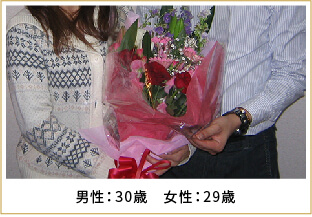 2008年ご成婚 男性36歳 女性29歳