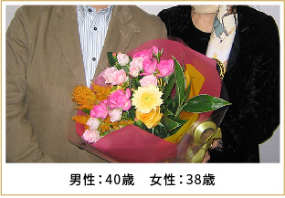 2008年ご成婚 男性37歳 女性34歳