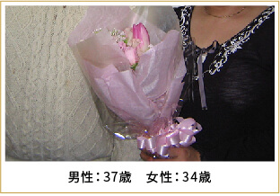 2008年ご成婚 男性40歳 女性38歳