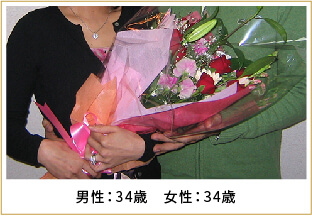 2009年ご成婚 男性34歳 女性34歳