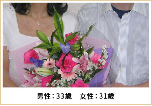 2009年ご成婚 男性50歳 女性34歳