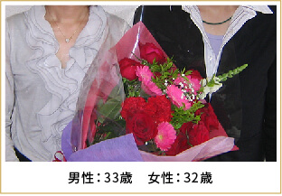 2009年ご成婚 男性48歳 女性43歳