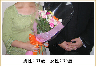 2009年ご成婚 男性31歳 女性30歳