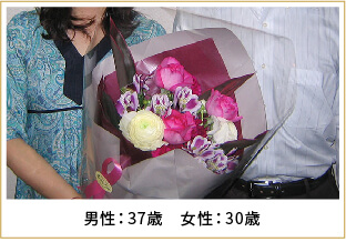 2009年ご成婚 男性40歳 女性33歳