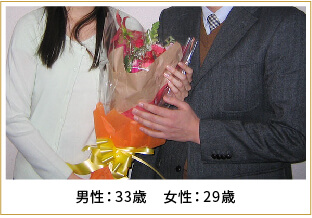 2011年ご成婚 男性41歳 女性39歳