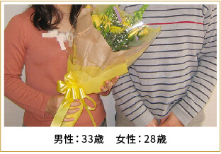 2011年ご成婚 男性41歳 女性37歳