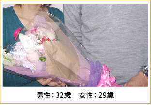 2013年ご成婚 男性40歳 女性35歳