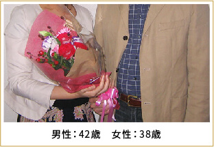 2015年ご成婚 男性42歳 女性38歳