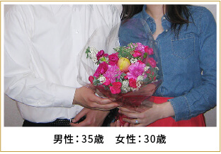 2015年ご成婚 男性35歳 女性30歳