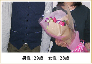 2015年ご成婚 男性29歳 女性28歳