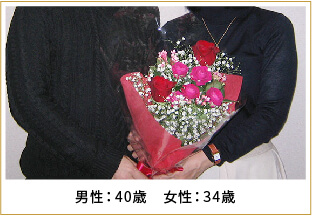 2016年ご成婚 男性40歳 女性38歳