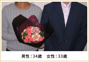 2018年ご成婚 男性47歳 女性40歳