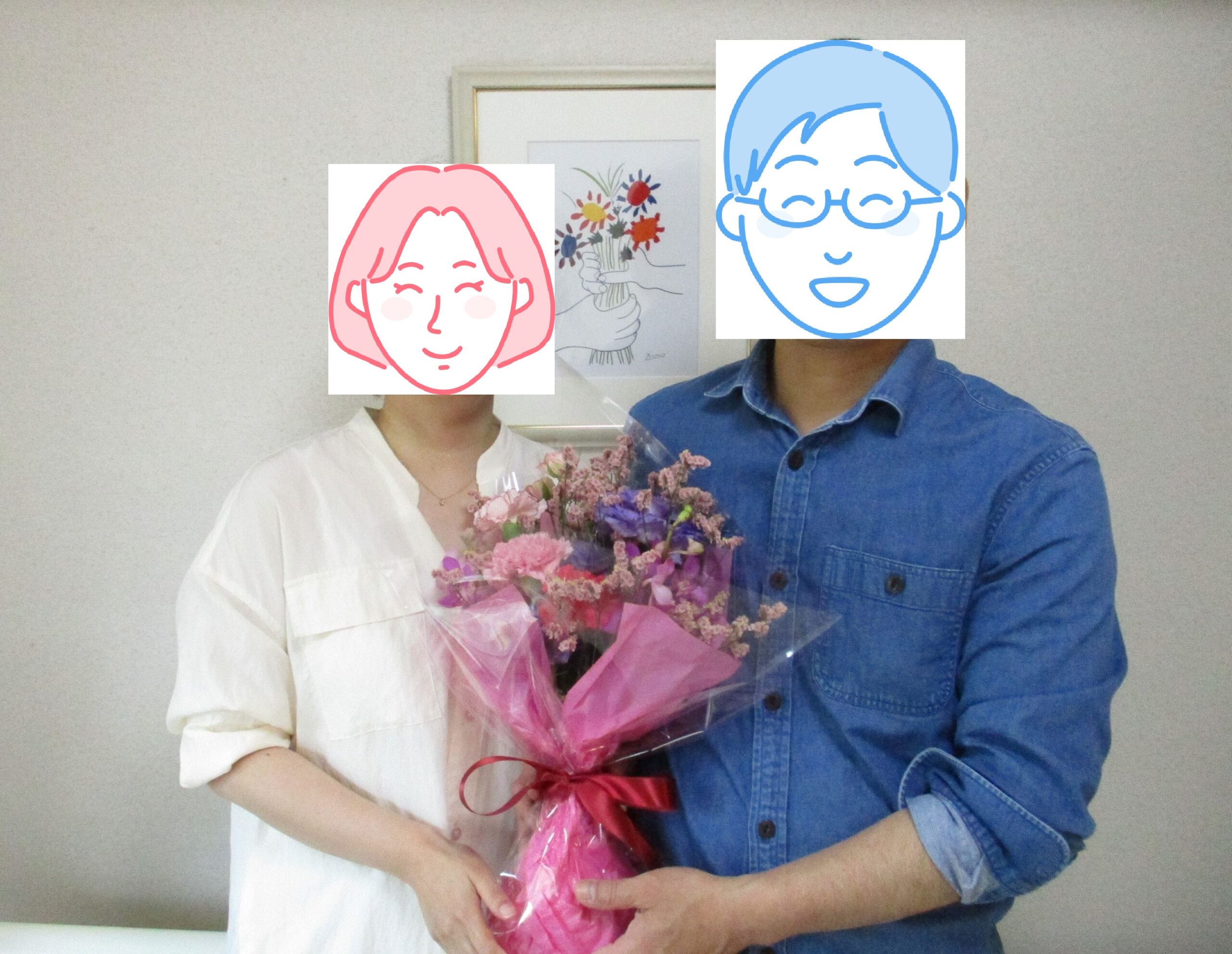 2人で伺って報告出来てとても嬉しかったです。 両親への挨拶も済み、来月には引っ越しです。