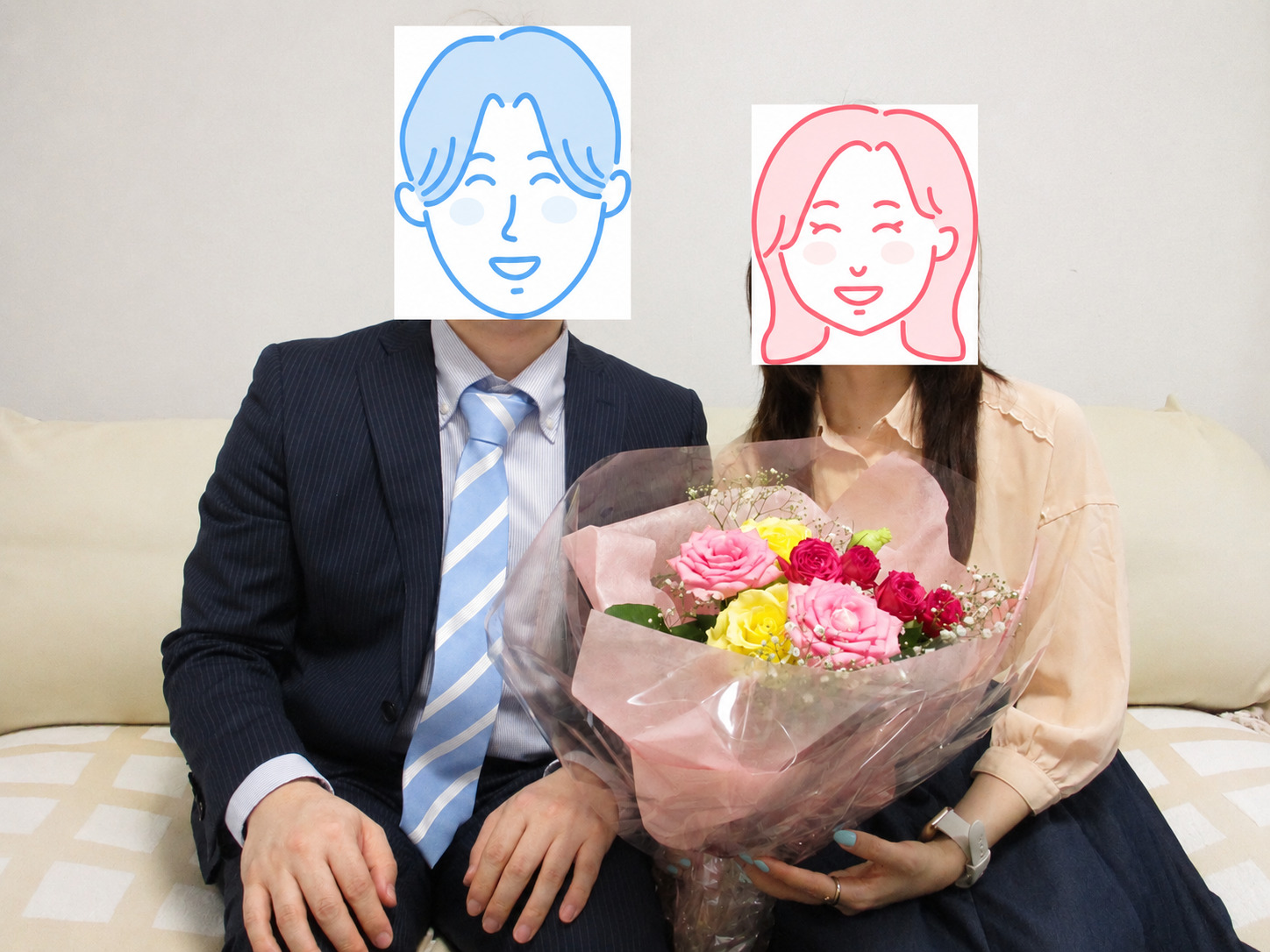 気持ちが良いほど真っ直ぐに、自分の気持ちを疑う事なく、1番初めにお見合いした方とご結婚を決められました！